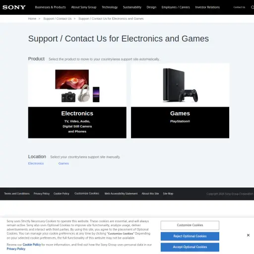 Support Sonymobile
