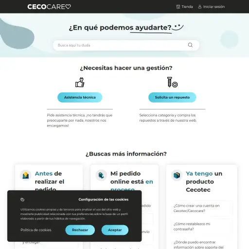 Support Storececotec