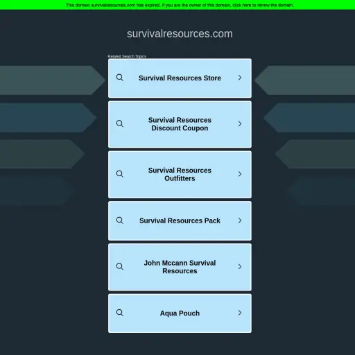 Survivalresources