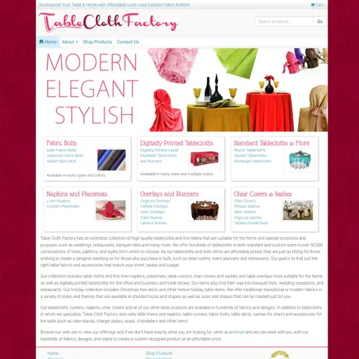 tablecloth factory