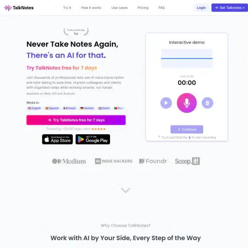Talknotes