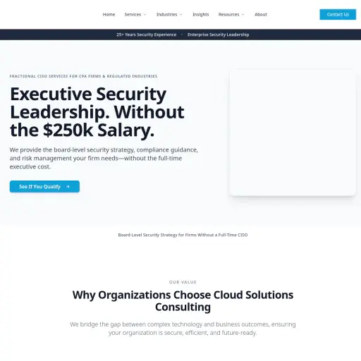 Cloud Solutions Consulting, LLC