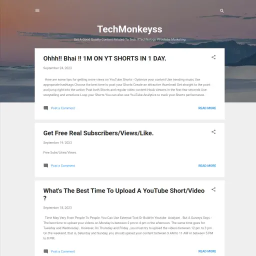 Techmonkeyss Blogspot
