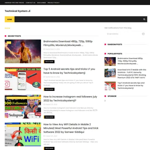 Technicalsystemji Blogspot