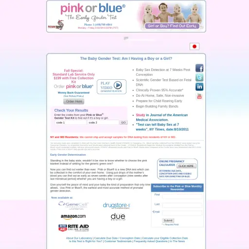 The Pink or Blue