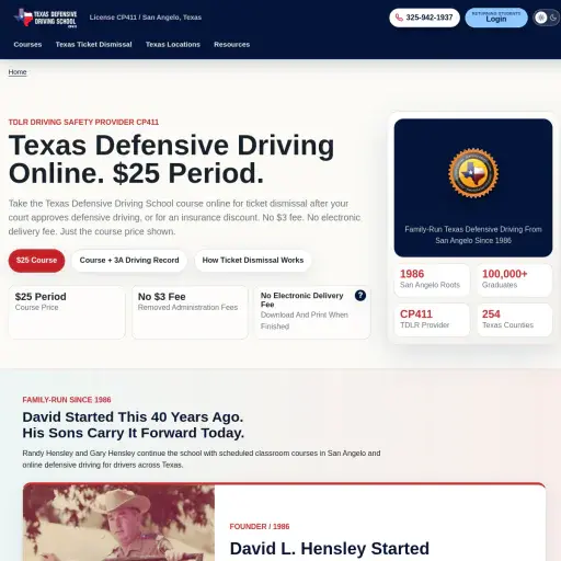 Texas Defensive Driving School
