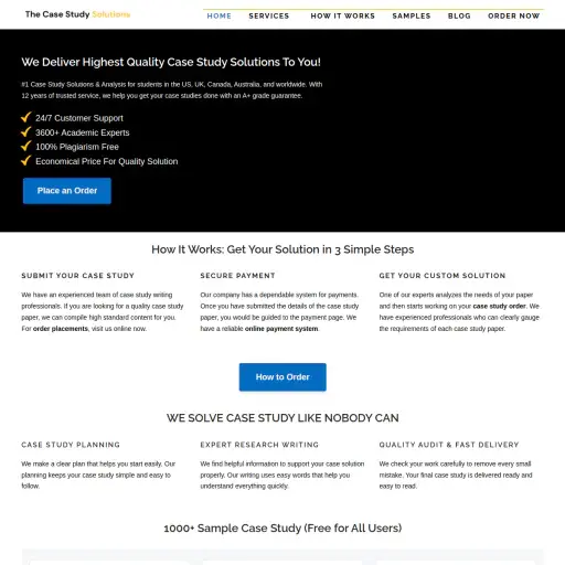 The Case Study Solutions