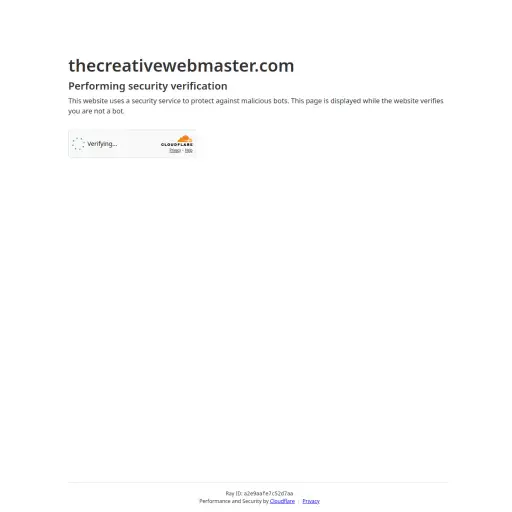 The Creative Web Master