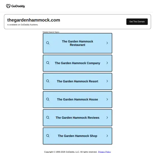 Thegardenhammock