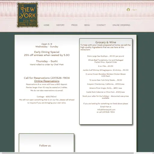 The New York Restaurant