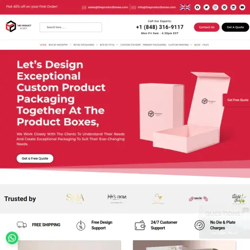 The Product Boxes