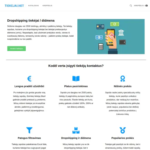 Tiekejai