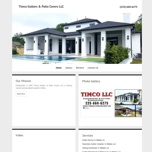 Timco Gutters & Patio Covers LLC