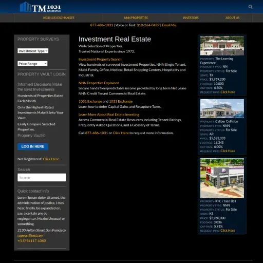 TM 1031 Exchange