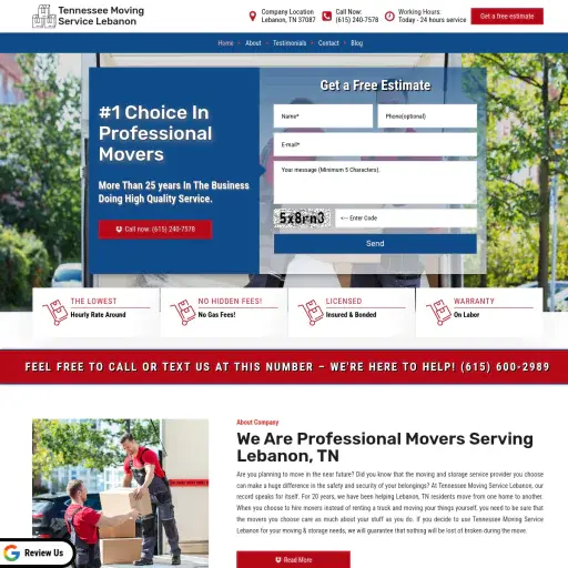 Tennessee Moving Service Lebanon