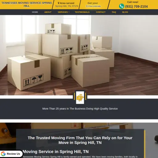 Tennessee Moving Service Spring Hill