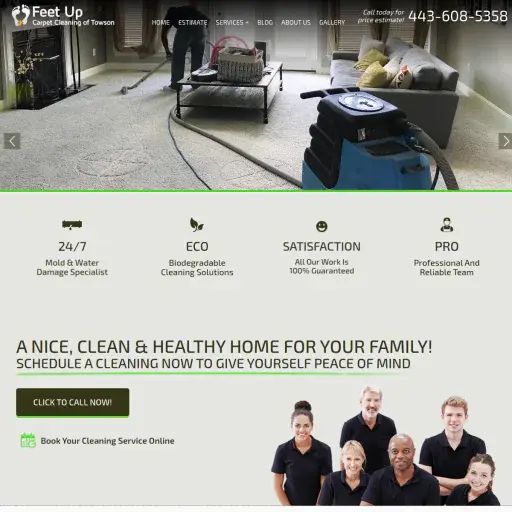 Feet Up Carpet Cleaning of Towson