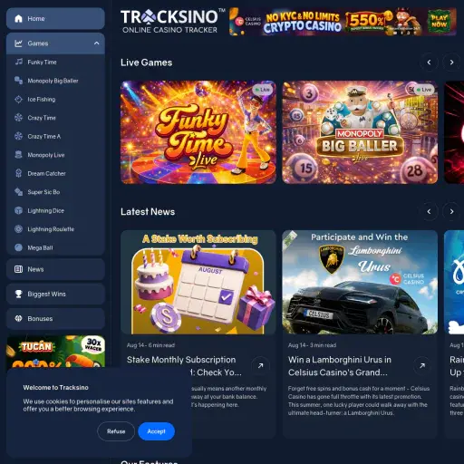 Tracksino