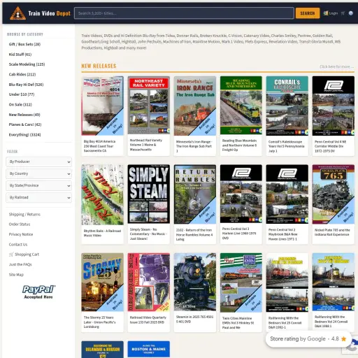 Trainvideodepot