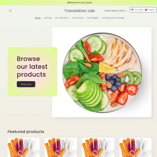 Translation Lab Myshopify
