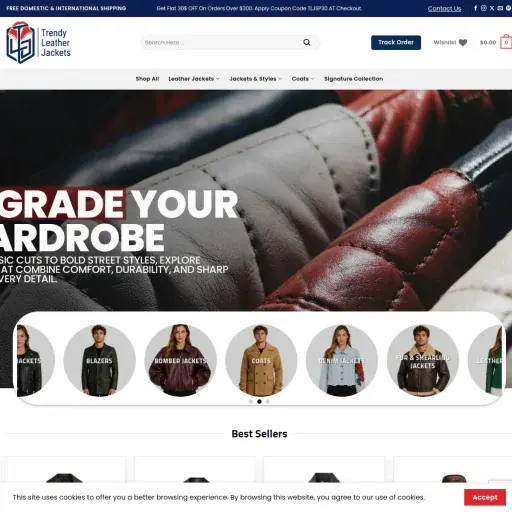 Trendy Leather Jackets
