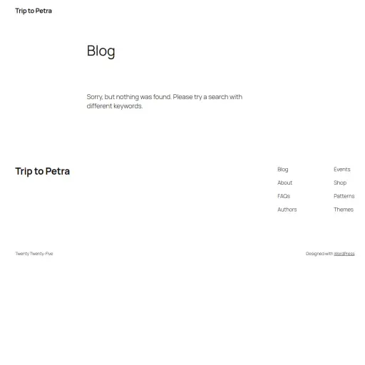 Trip to Petra tours