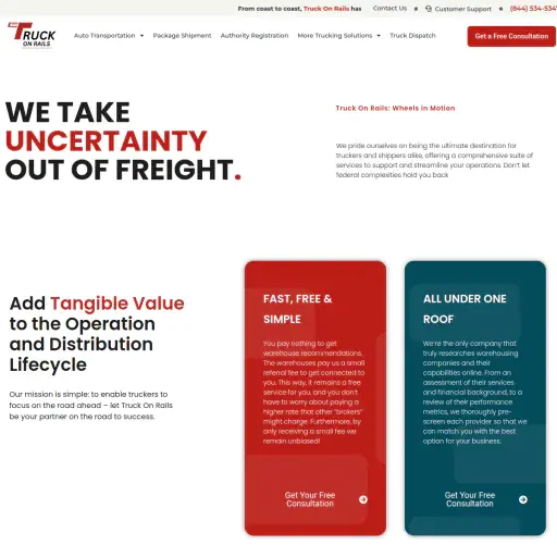Truck on Rails, Inc