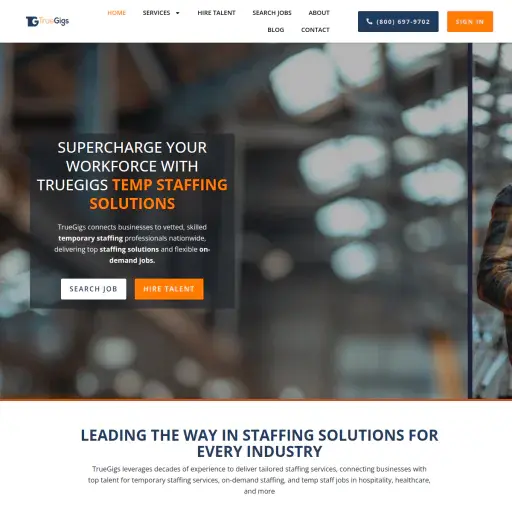 TrueGigs Temp Staffing Solutions in USA
