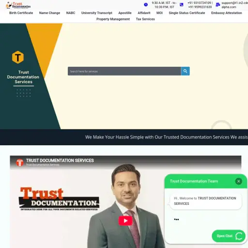 Trust Documentation Services