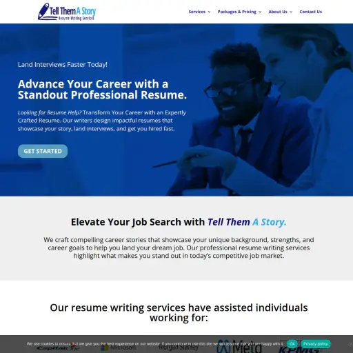 Tell Them A Story Resume Writing Services