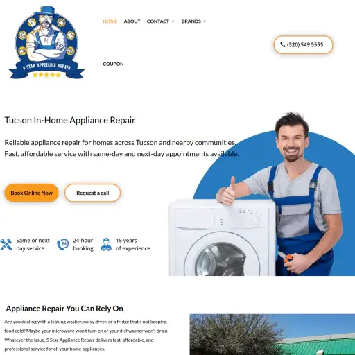 5 Star Appliance Repair Tucson NW