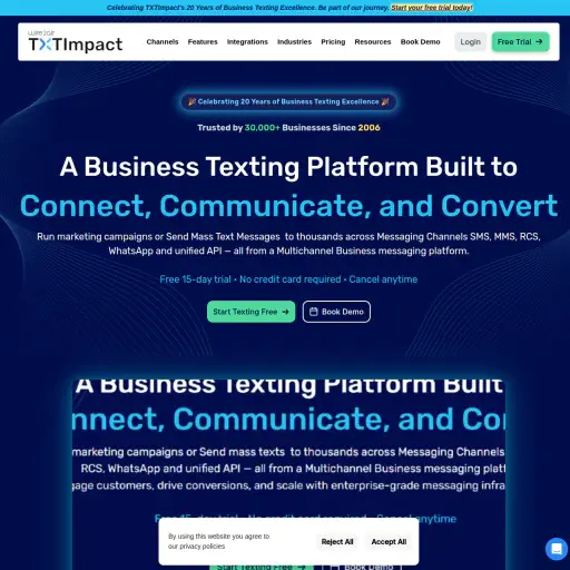 TXTImpact ( Mass Texting and Business SMS Service Provider )