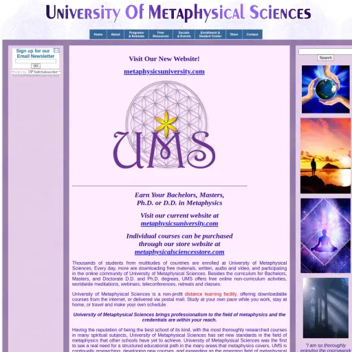 University of Metaphysical Sciences