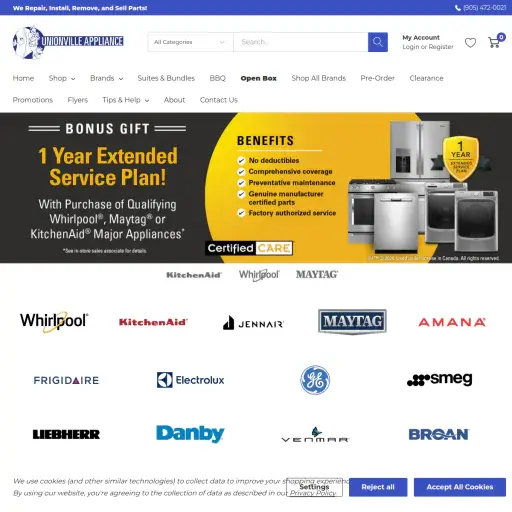 unionvilleappliance.com