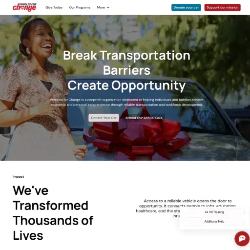 Vehiclesforchange.org
