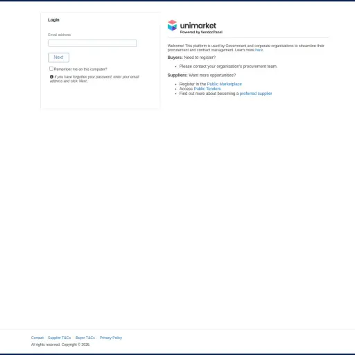 Vendorpanel