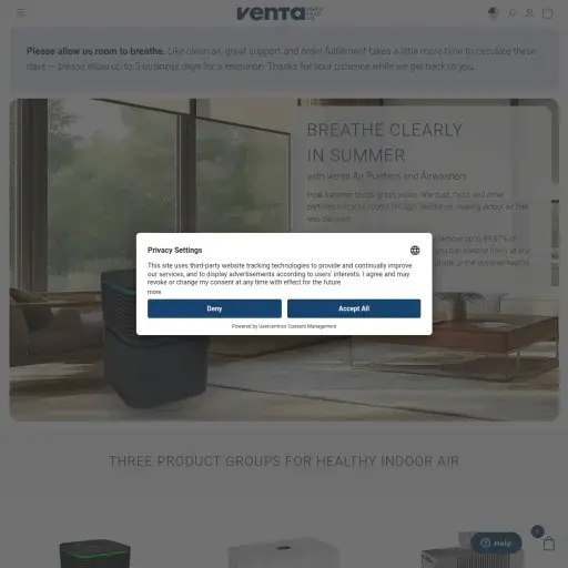 Venta Air Technologies, Inc.