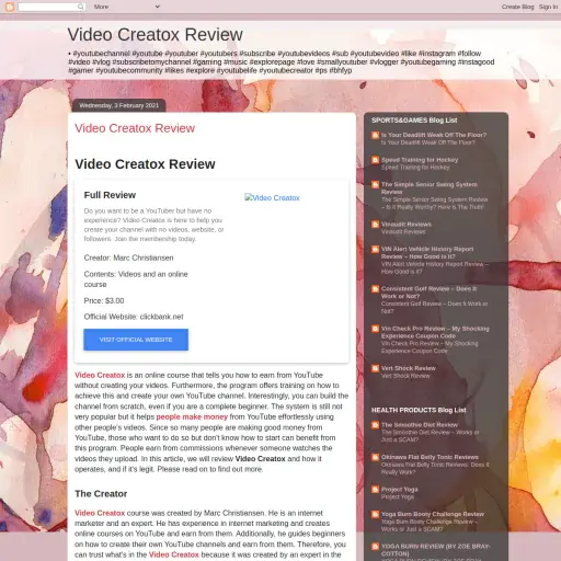 Videocreatoxreviews