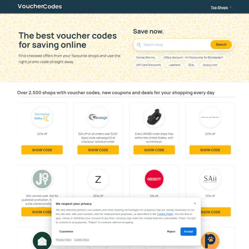 Vouchercodes Eu