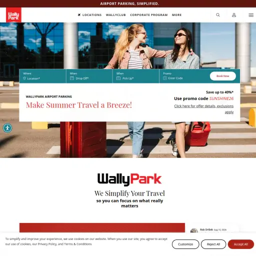 WallyPark Airport Parking