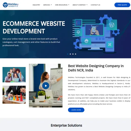 Weblieu Technologies Pvt. Ltd.-- Web Design & Dev.