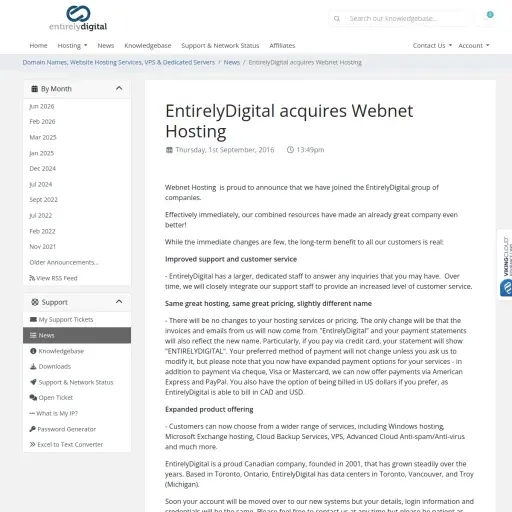 WebNet Hosting