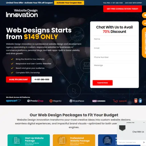 Website Design Innovation