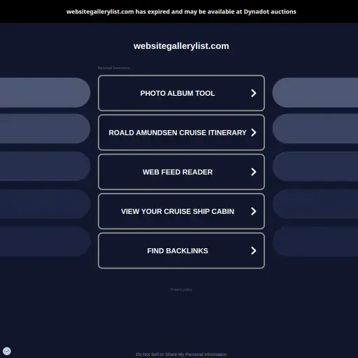 Websitegallerylist
