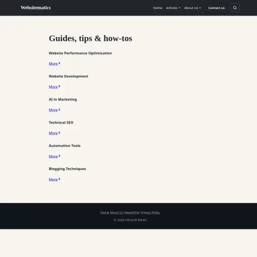 Website Matics