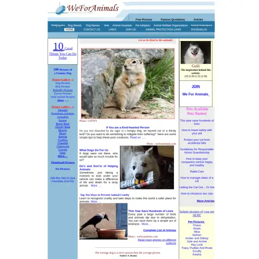 Weforanimals