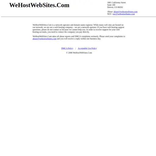 Wehostwebsites