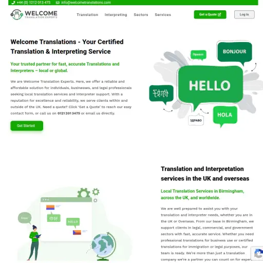 Welcome Translation Experts