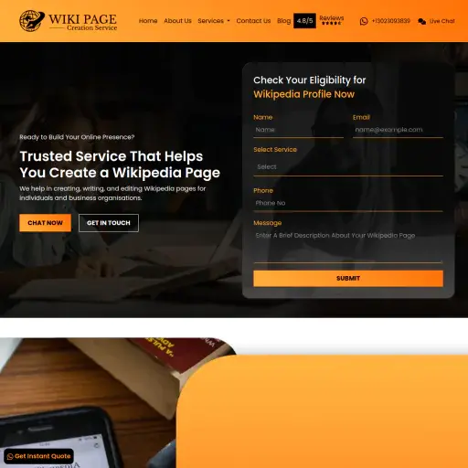 Wiki Page Creation Service