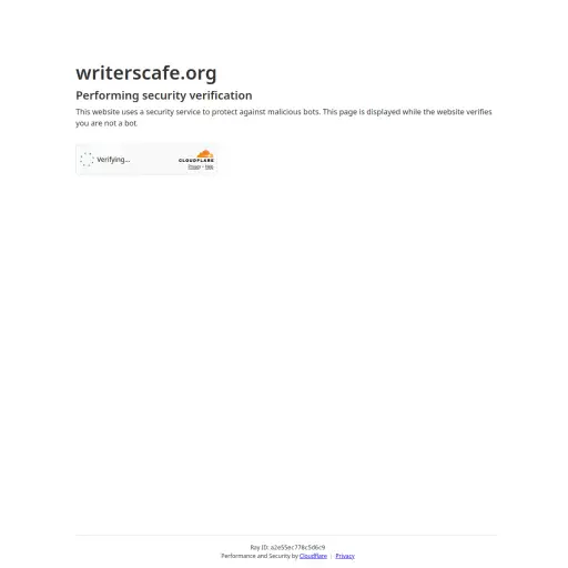Writerscafe